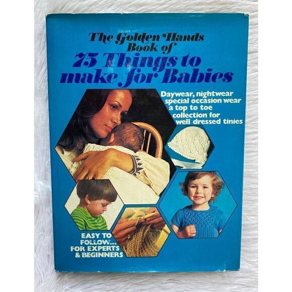Vintage 1973 The Golden Book 75 Things To Make For Babies By Marshall Cavendish - Picture 1 of 12
